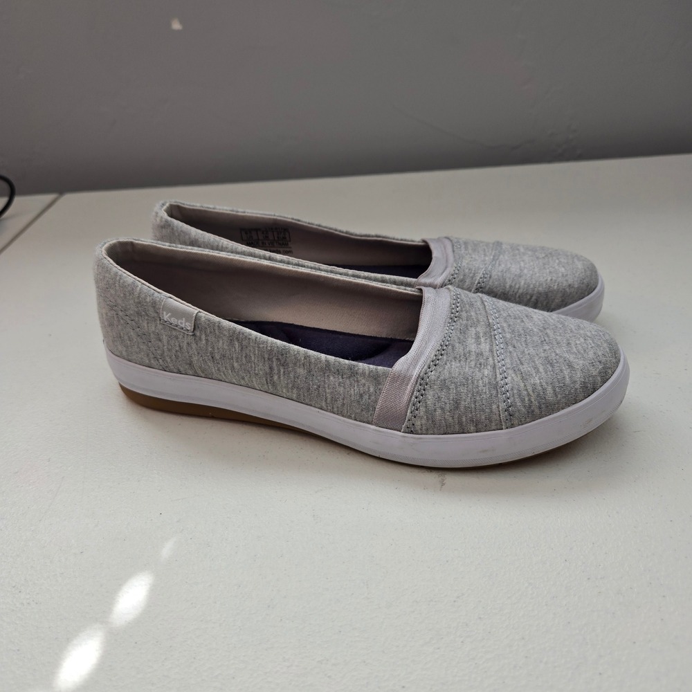 Keds Dream Foam Memory Gray Slip On Shoes Women's 6.5
